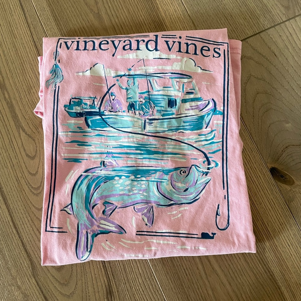 Vineyard Vines Women’s Short Sleeve T-shirt Size Medium - Pink